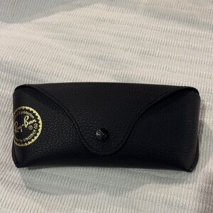 Ray-Ban Black Leather Sunglasses Case